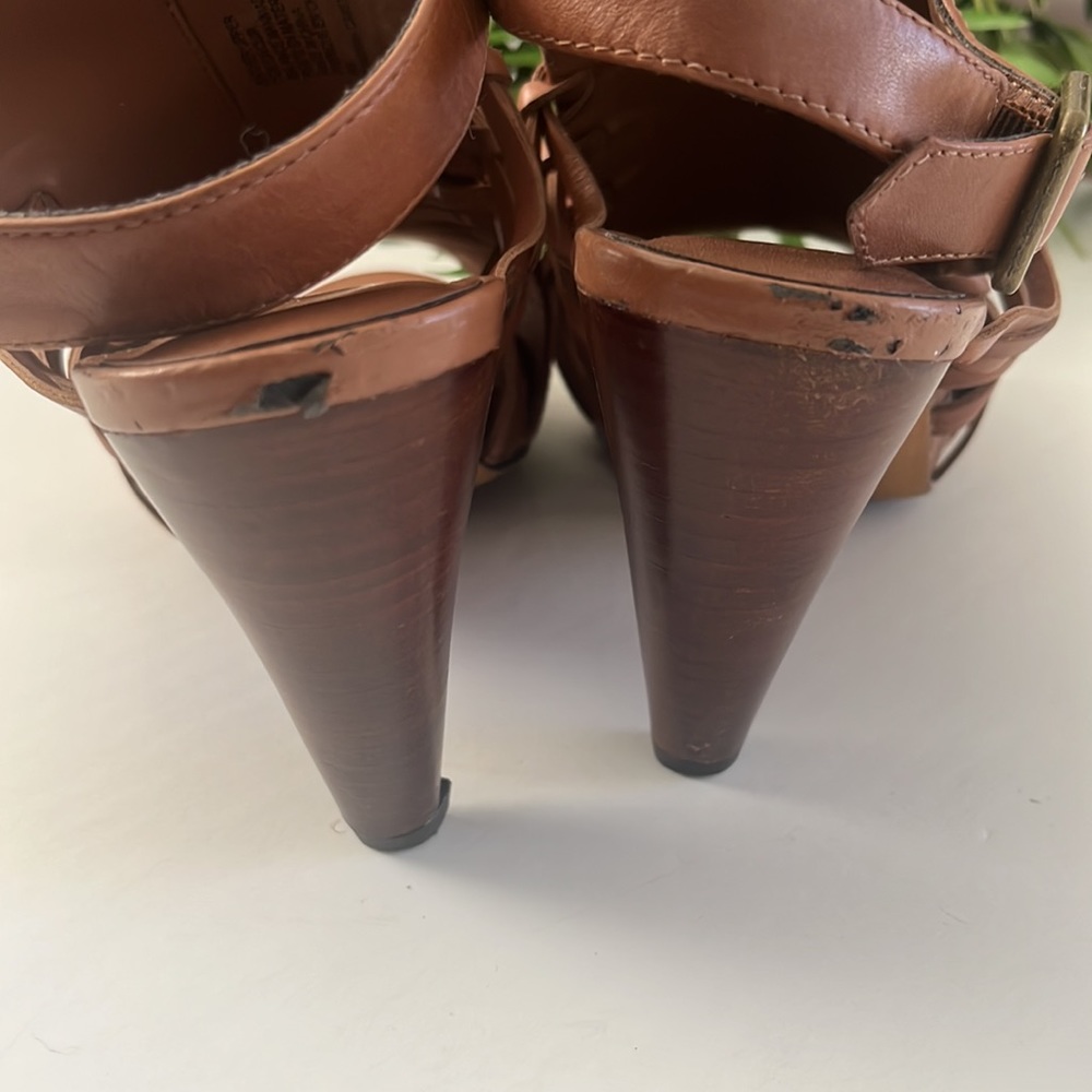 Treasure & Bond Brown Open-Toe Heels - Picture 13 of 16